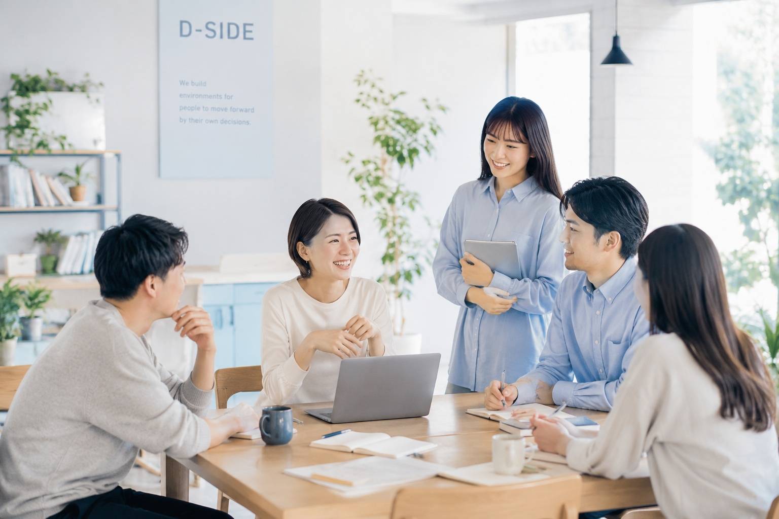 自分の道を見つめる人物と明るい学びのイメージ